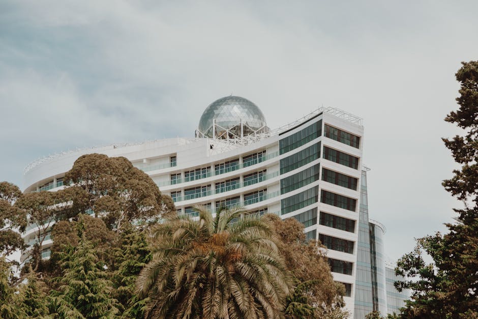 Glass Dome Hotels Surrounded by Snowy Landscapes