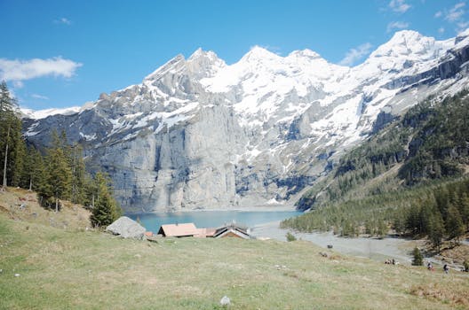 Lake Resorts Surrounded by Alpine Landscapes