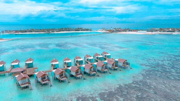 Private Paradise Resorts With Beautiful Lagoon Views