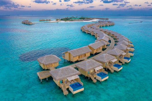 Romantic Villas With Scenic Sunset Landscapes