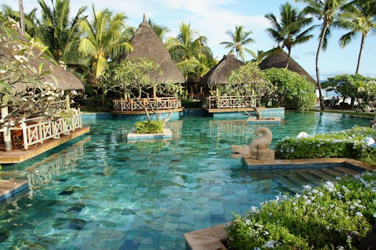 Spa Resorts Surrounded by Tropical Serenity