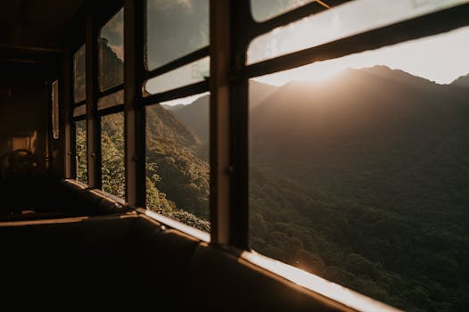 Train Hotels With Panoramic Mountain Window Views
