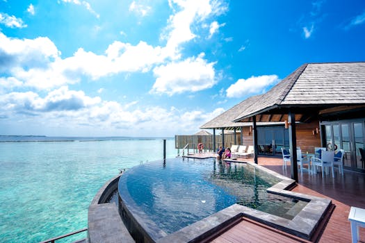 Tropical Island Villas With Elegant Infinity Decks