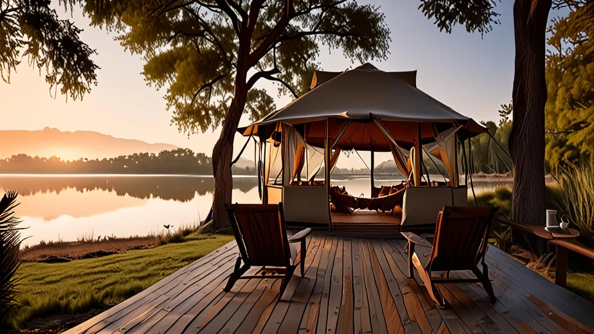 glamping tent