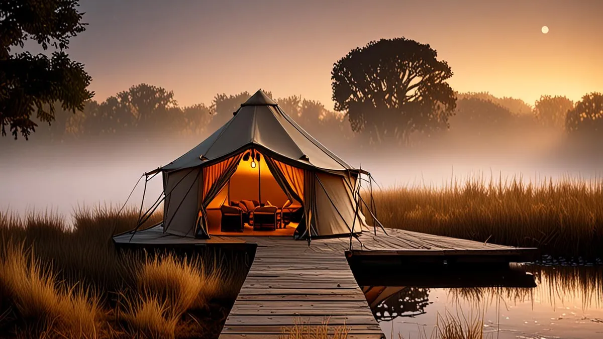 safari lodge vs tented camp