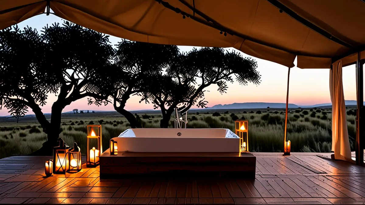 luxury safari tent