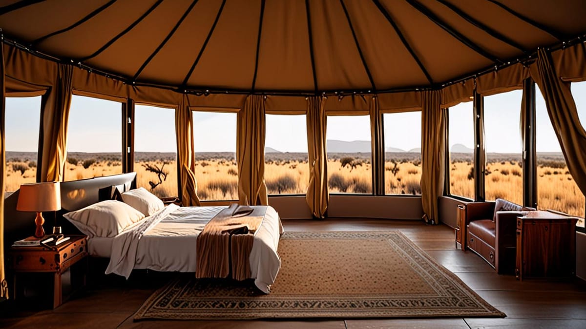 luxury safari tent